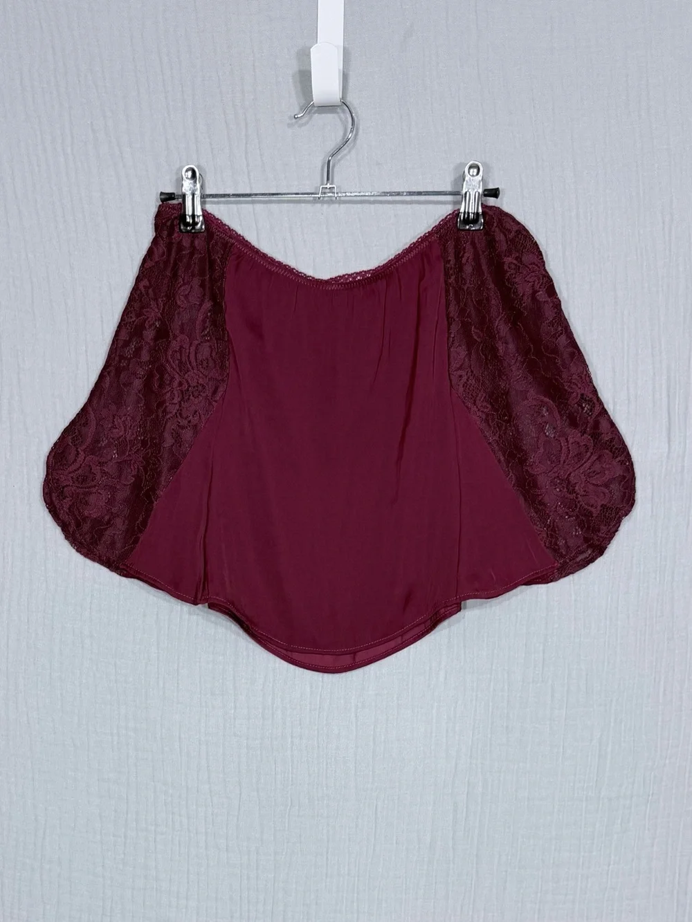 Free People Intimately Summer Lover Slip Set NWT Lace Satin Cami Skirt M